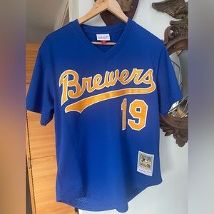 Mitchell & Ness Brewers Robin Yount Jersey Size MEDIUM
